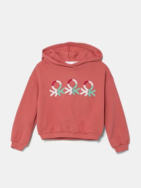 United Colors of Benetton Dětská mikina růžová