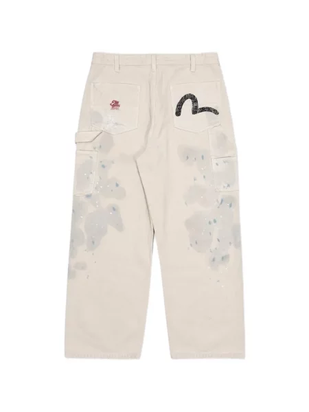 Pantaloni Evisu zdrențuiți