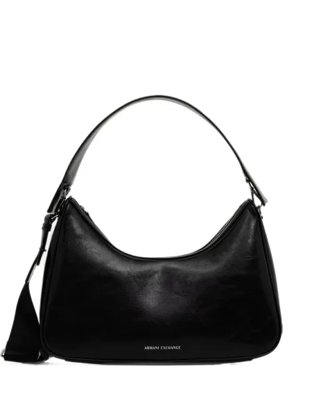 Geantă shopper Armani Exchange cu imagine negru