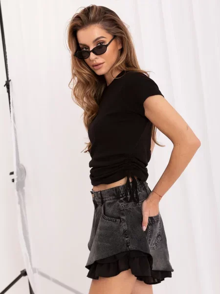 Tricou Rue Paris negru