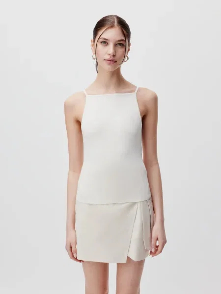 LeGer by Lena Gercke Top brodat Elonie murdar alb