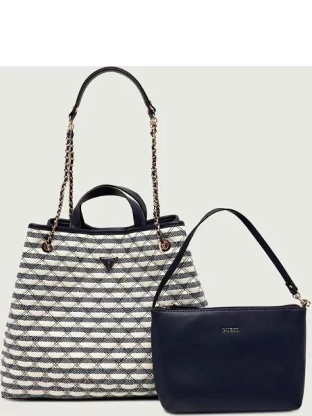 Guess Geantă shopper 2 în 1 GIULLY II bej