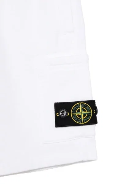 Szorty dziecięce Stone Island białe
