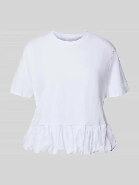 T-shirt z okrągłym dekoltem Rich & Royal biała