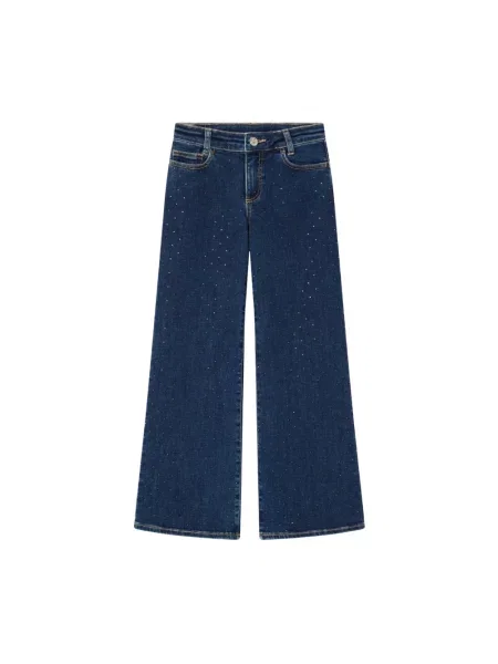 Jeansy straight leg Liu Jo niebieskie