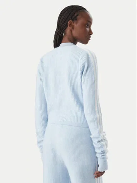 Adidas Pulover Adidas x Jennie Knitted Wrap Svetlo modra