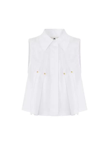 Top Elisabetta Franchi alb