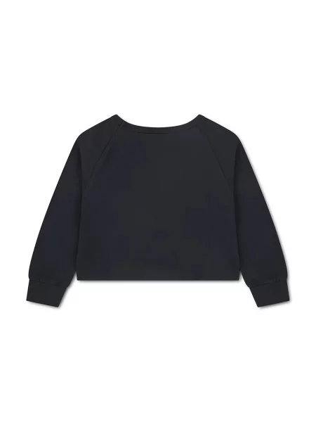 Levi's majica dugih rukava za djecu s pamukom HEART KNIT TOP crna