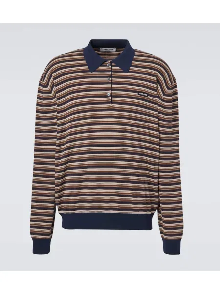 Pulover Miu Miu de lână cu dungi