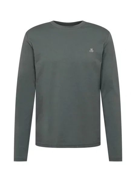 Marc O'Polo Tricou verde închis alb