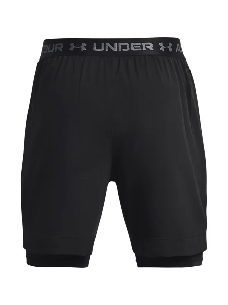 UNDER ARMOUR Športne hlače Vanish siva črna