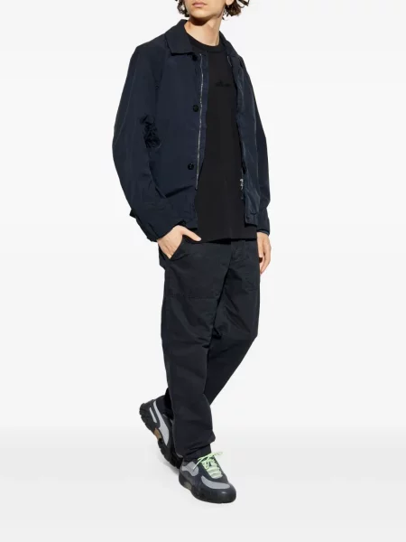 Tricou Stone Island cu strasuri negru