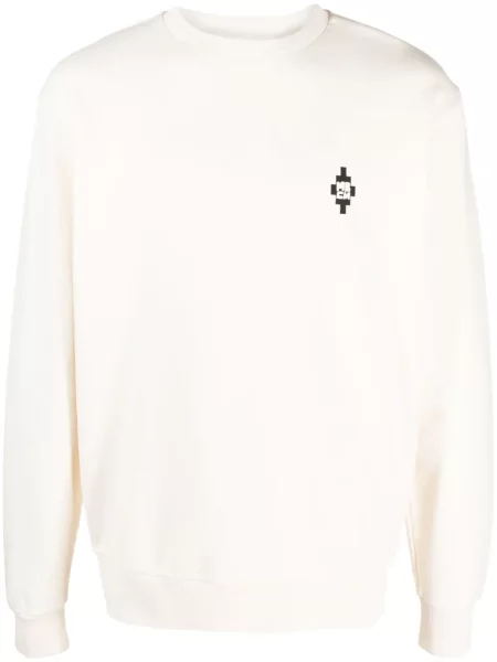 Hanorac crewneck Marcelo Burlon County Of Milan alb