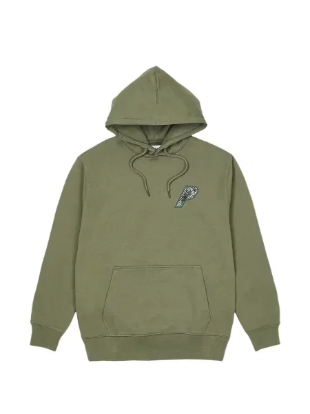 Суичър с качулка Palace със змийски принт зелено