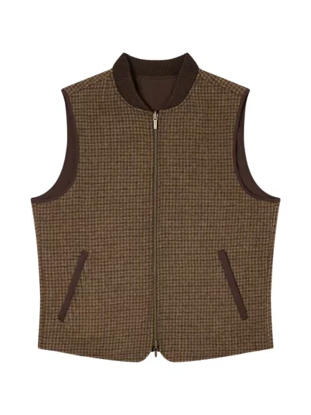 Reversibil vestă Mc2 Saint Barth cu model pepito maro