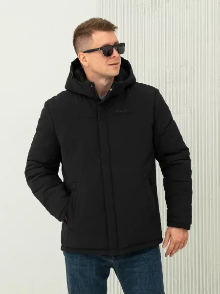 Пуховик City Fashion Classic чорний