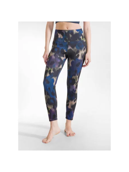 Leggings Deha Mikrofibra All-Over niebieskie