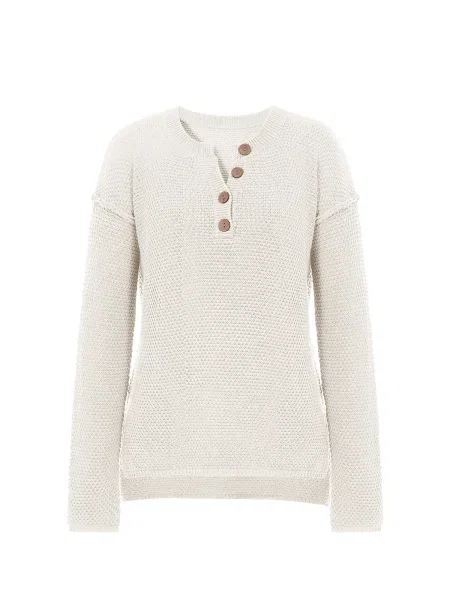 Imily Bela Pulover murdar alb