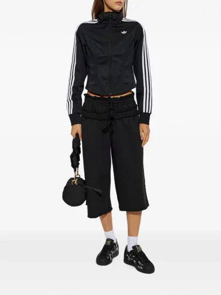 Pantaloni scurți Adidas cu broderie alergare în carouri roșu