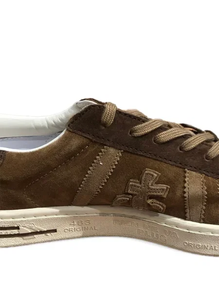 Sneakerși Premiata cu autograf maro