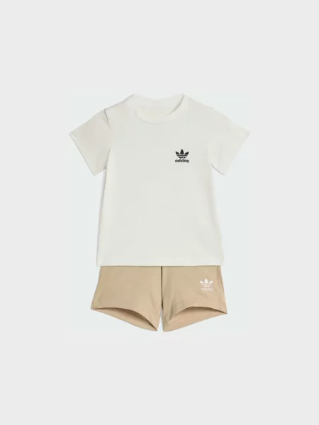 Дитячий Повсякденний костюм adidas бежевий