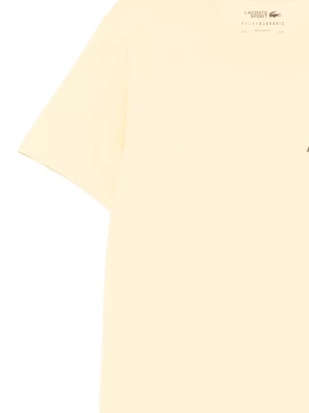 Grafic tricou Lacoste cu imagine galben