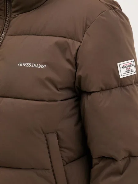 Куртка Guess Jeans зимова бірюзовий