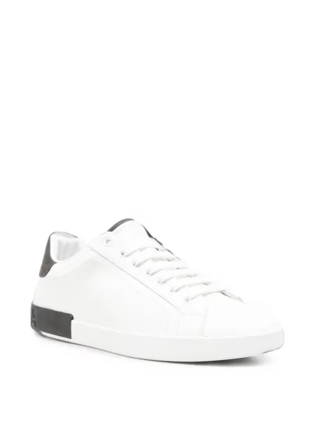 Sneakerși Dolce & Gabbana cu autograf alb