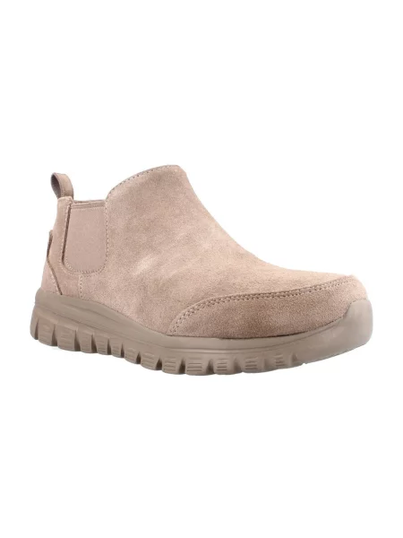 Botine Skechers maro