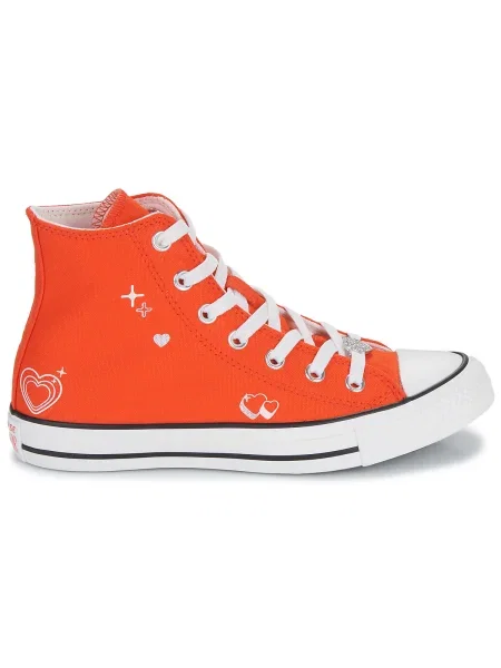 Converse Chuck Taylor All Star Heart lázálom/vintage fehér/fekete női tornacipő. Méret: 36 EU fehér