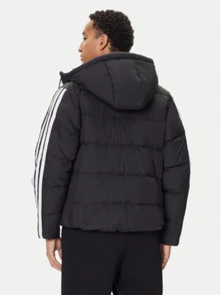 Csíkos kabát Adidas fekete