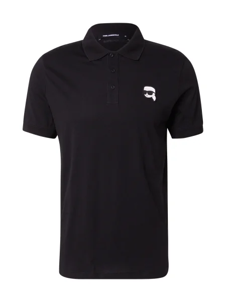 KARL LAGERFELD Tricou polo negru