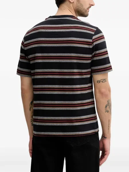 Tricou Barbour cu dungi negru