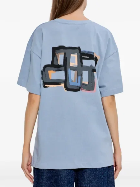 Tricou Munthe cu imagine albastru