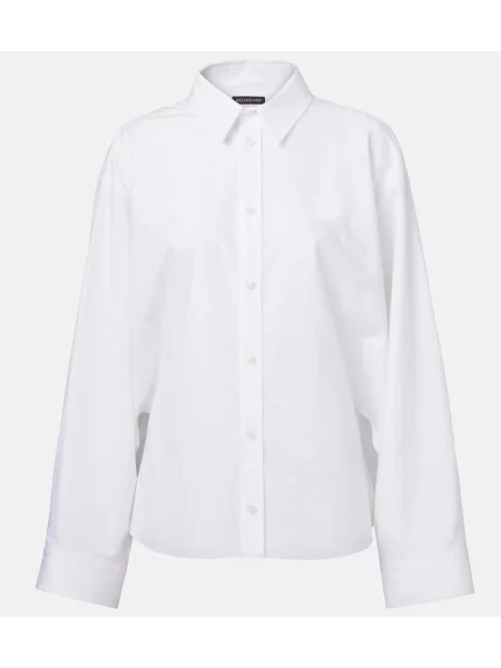 Cămașă Balenciaga din poplin alb