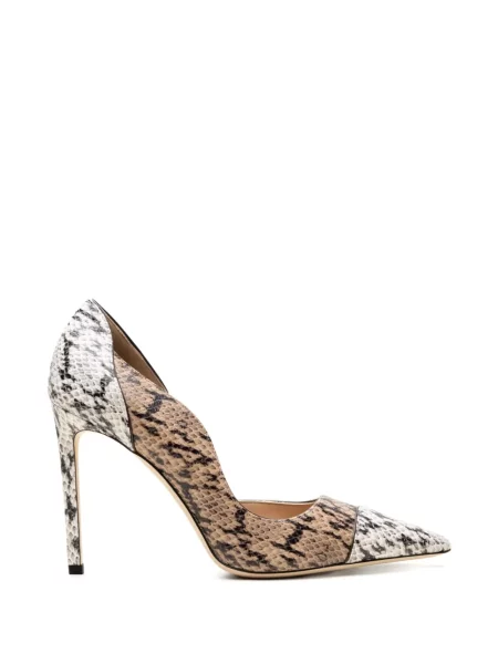 Pantofi cu toc Jimmy Choo cu model piele de șarpe
