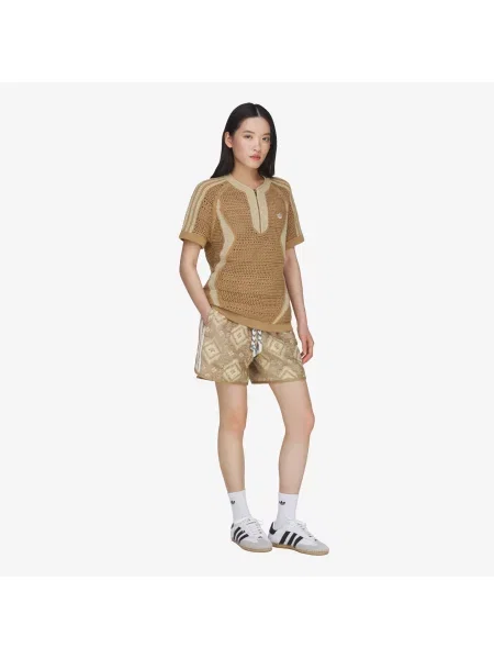 Adidas Originals CLOT x adidas by Edison Chen t-shirt ανδρικό με μπεζ