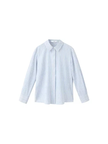 MANGO Bluza svijetloplava bijela