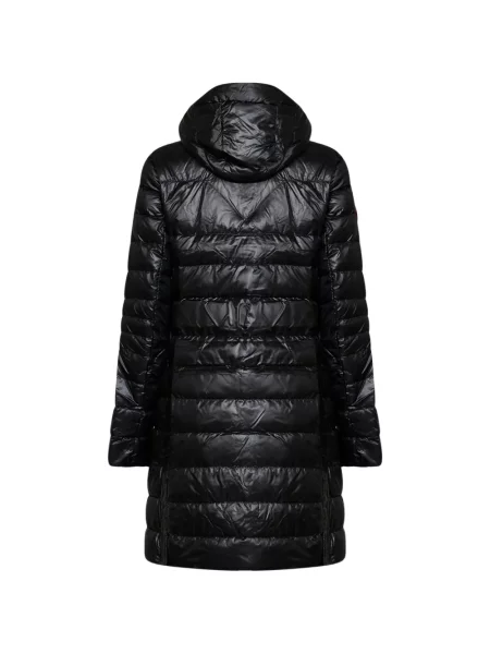 Palton Canada Goose cu glugă negru