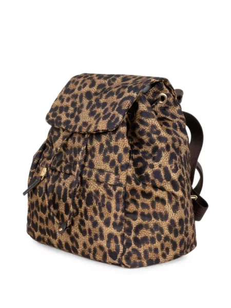 Rucsac Borbonese cu imagine cu model leopard cu cordon