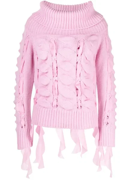 Pulover Blumarine tricotate roz