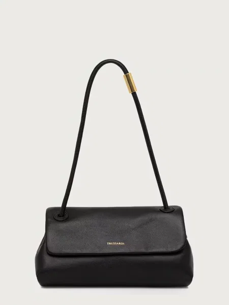 Trussardi geantă crossbody pentru femei din piele negru