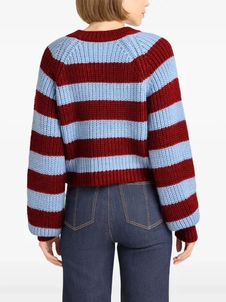 Cardigan Cinq A Sept cu dungi albastru