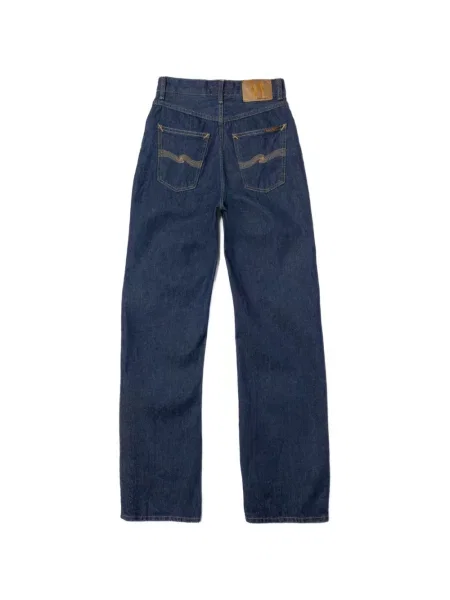 Blugi cu picior larg Nudie Jeans albastru