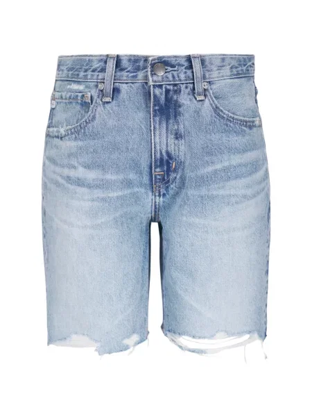 Pantaloni scurți din denim Ag Jeans albastru