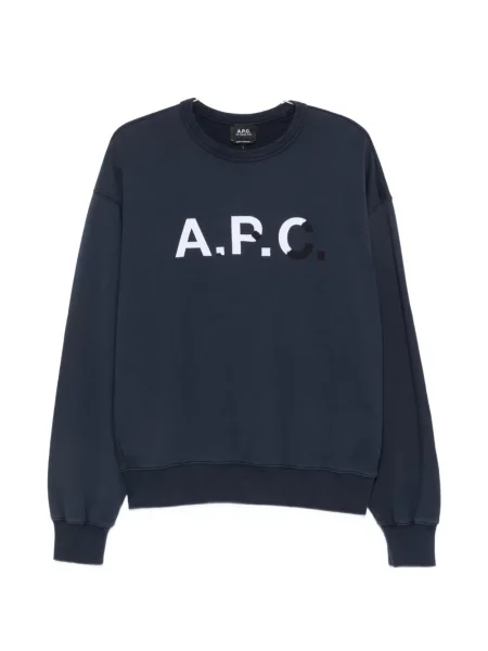 Hanorac A.p.c. cu imagine albastru
