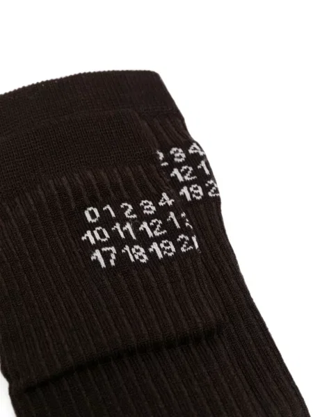 Șosete Mm6 Maison Margiela cu imagine maro