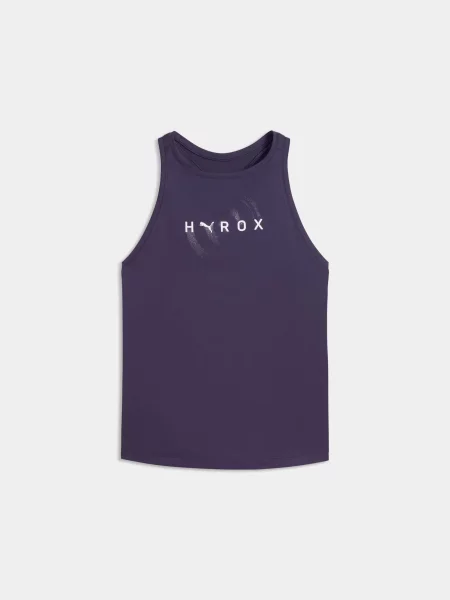 Спортивна майка PUMA W x Hyrox Cloudspn Tank комбінований верх фіолетовий
