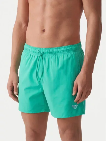 Emporio Armani Pantaloni scurți pentru înot verde