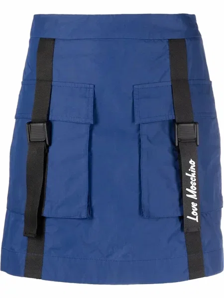 Spódnica Love Moschino niebieska